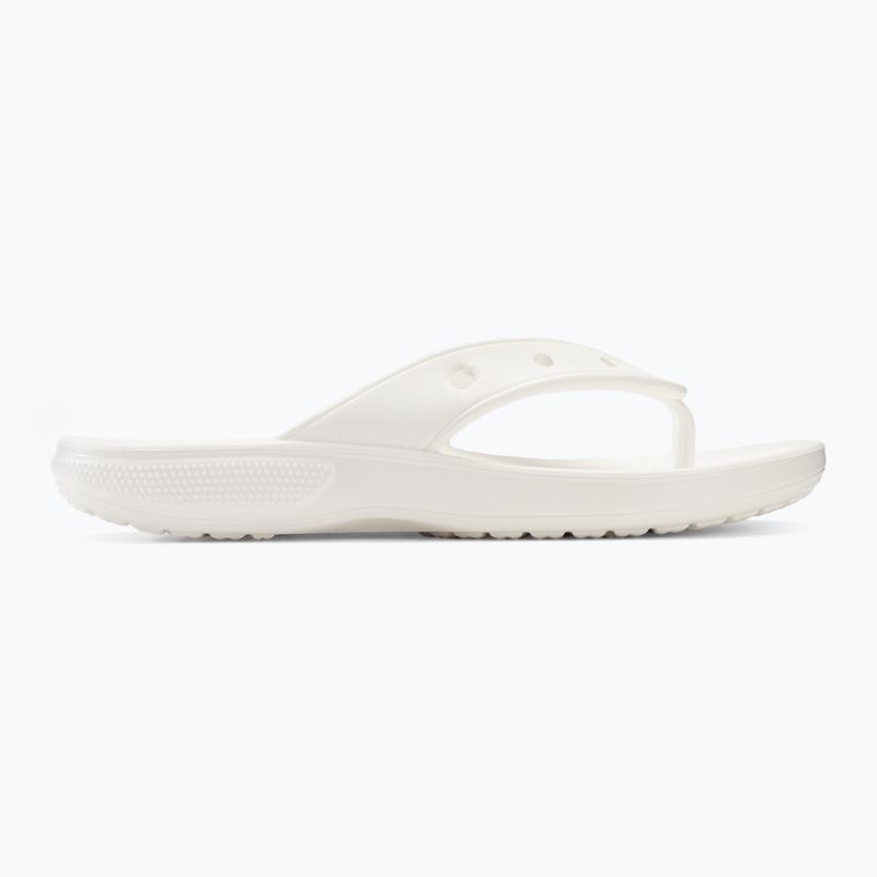 Șlapi Crocs Classic Flip pentru bărbați, de culoare albă 2