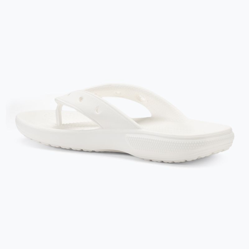 Șlapi Crocs Classic Flip pentru bărbați, de culoare albă 3