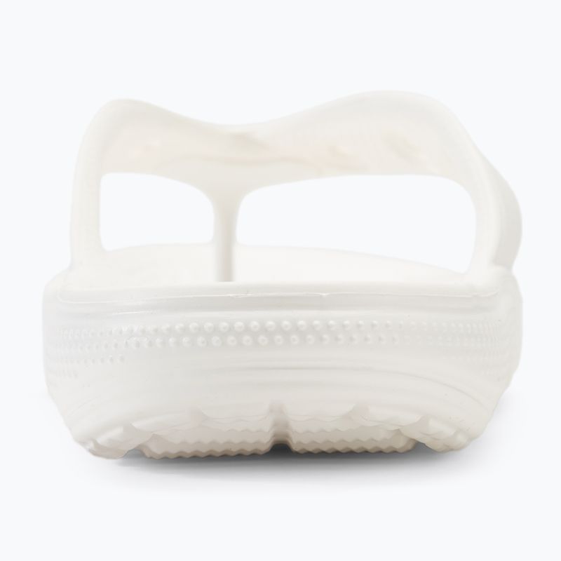 Șlapi Crocs Classic Flip pentru bărbați, de culoare albă 6