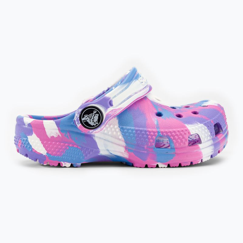 Crocs Classic Marbled Clog T - flip-flops colorați pentru copii 206838-102 3