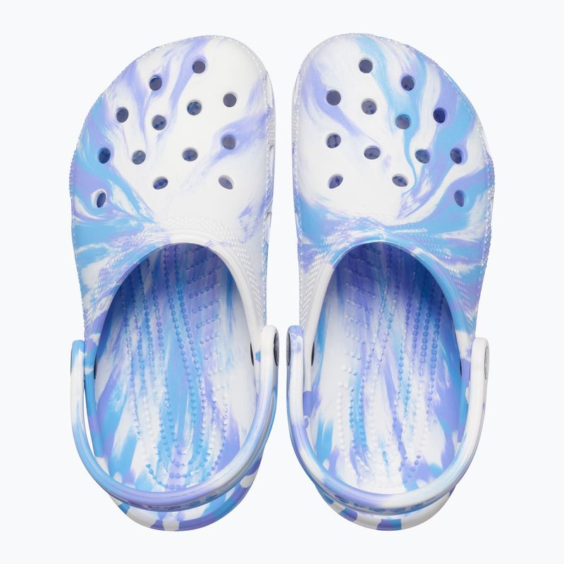 Crocs Classic Marbled Clog alb 206867-1FK flip-flops 15