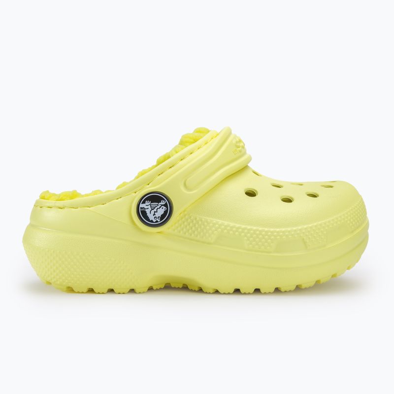 Papuci pentru copii Crocs Classic Lined sulphur 3