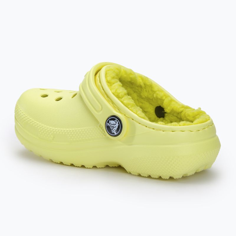 Papuci pentru copii Crocs Classic Lined sulphur 4