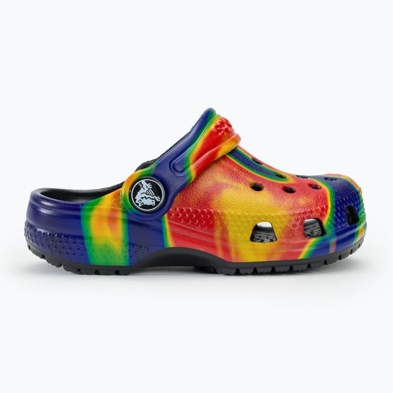 Șlapi pentru copii Crocs Classic Solarized Clog negru/marin pentru copii