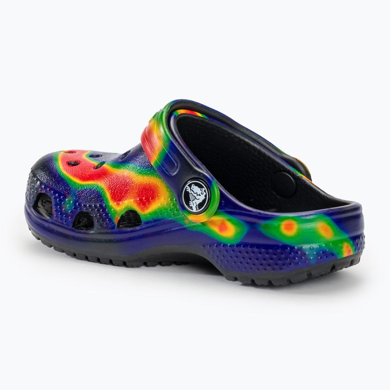 Șlapi pentru copii Crocs Classic Solarized Clog negru/marin pentru copii