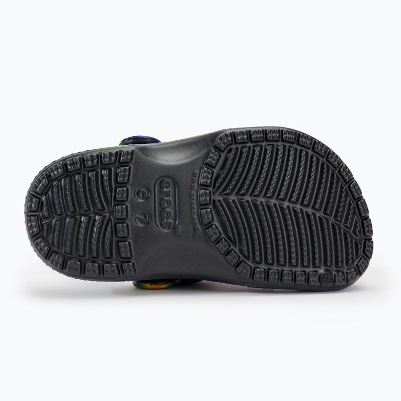 Șlapi pentru copii Crocs Classic Solarized Clog negru/marin pentru copii