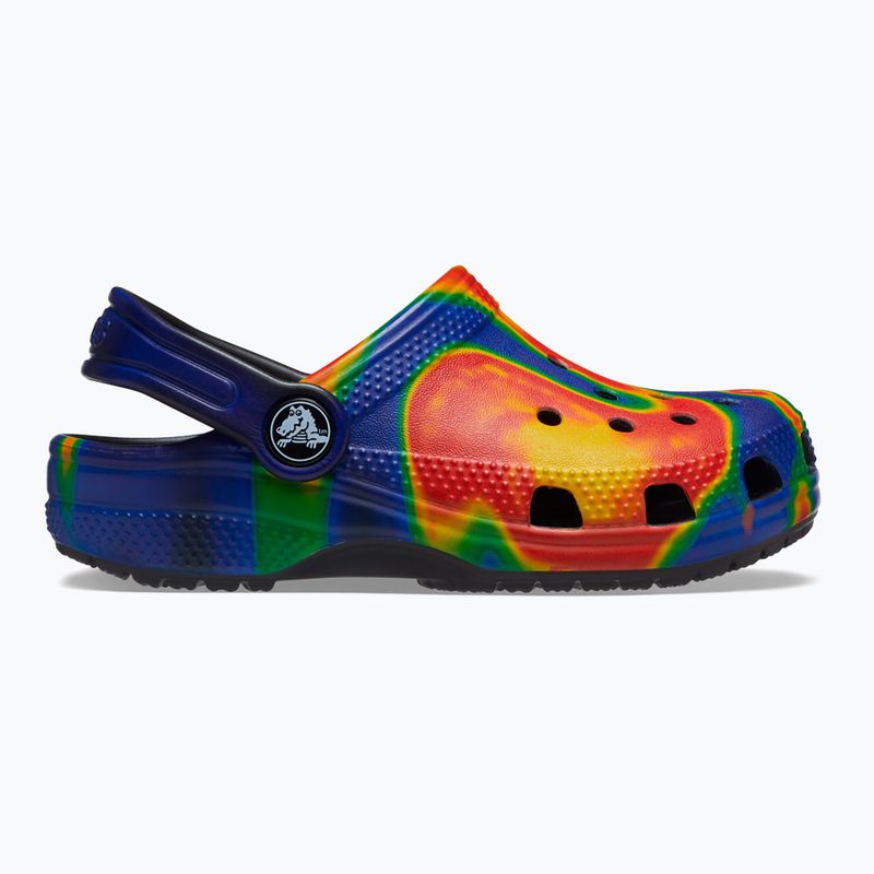 Șlapi pentru copii Crocs Classic Solarized Clog negru/marin pentru copii