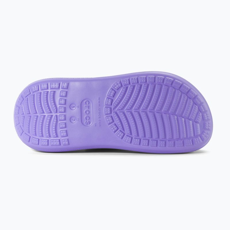Papuci Crocs Classic Crush Clog digital violet 5