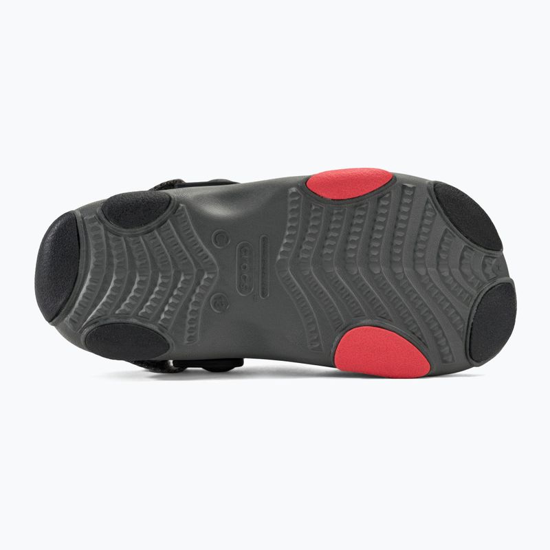 Sandale Crocs All Terrain gri argintiu pentru copii 5