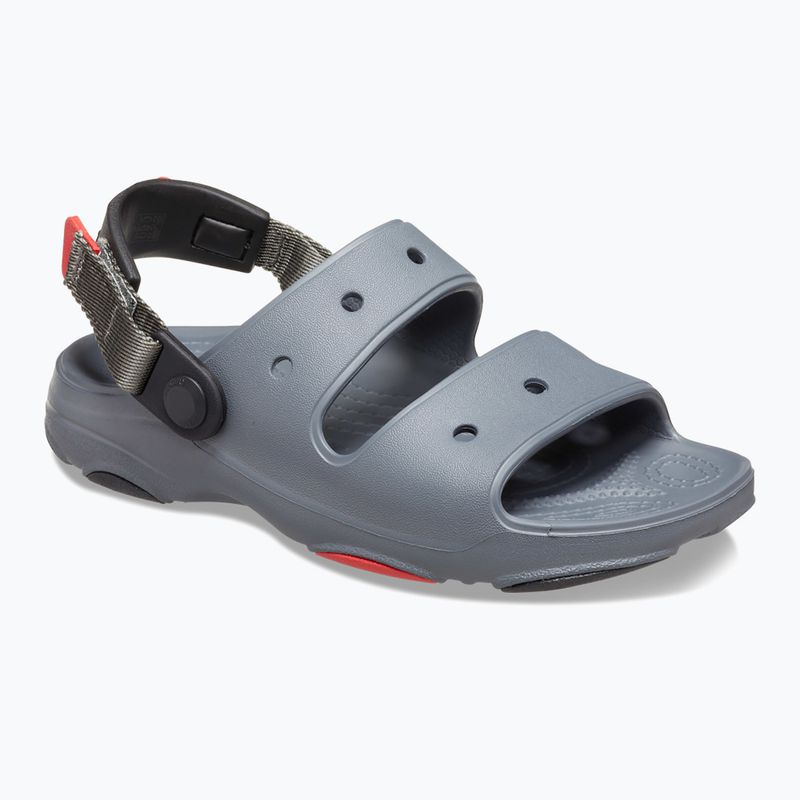 Sandale Crocs All Terrain gri argintiu pentru copii 9