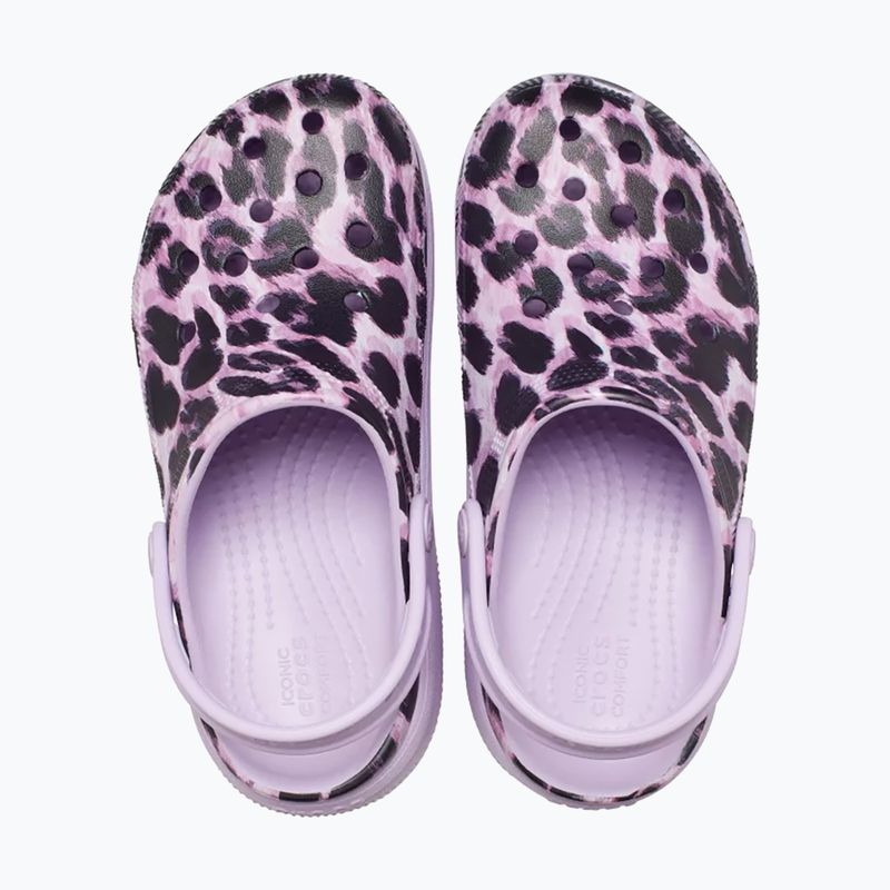 Papuci pentru copii Crocs Cls Animal Cutie Clog Kids leopard 13