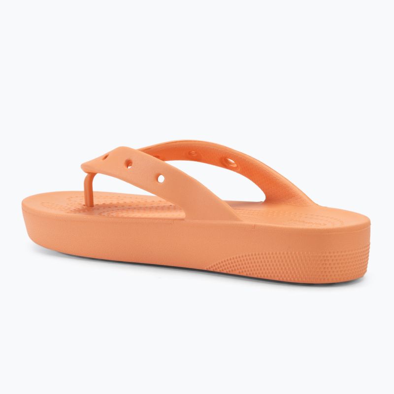 Șlapi de papaya Crocs Classic Platform papaya pentru femei 3