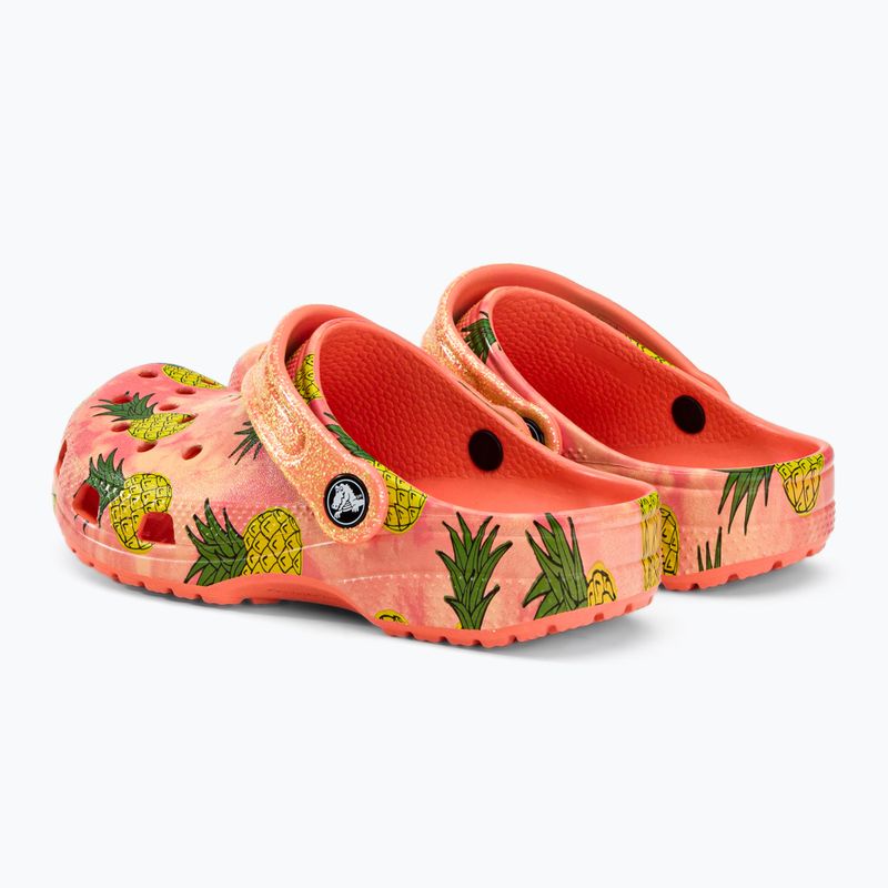 Copii Crocs Classic Pool Party Clog K orange 207826-83E flip flop pentru copii 4