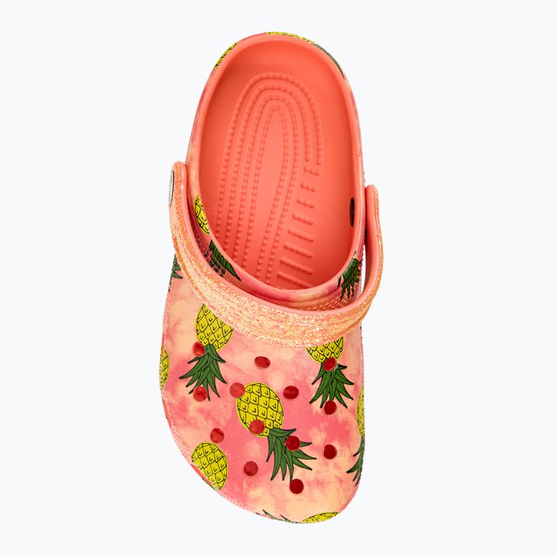 Copii Crocs Classic Pool Party Clog K orange 207826-83E flip flop pentru copii 7