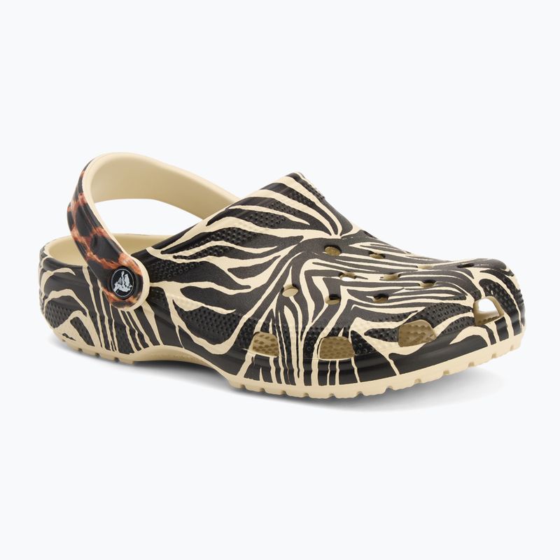 Papuci Crocs Classic Animal Remix bone/multi animal 2