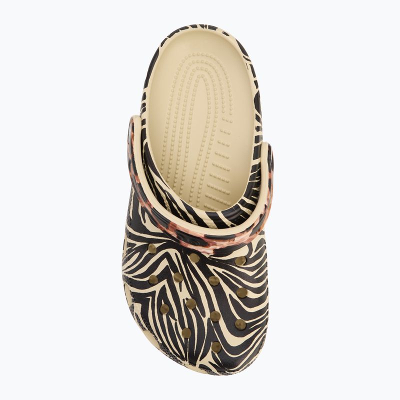 Papuci Crocs Classic Animal Remix bone/multi animal 6