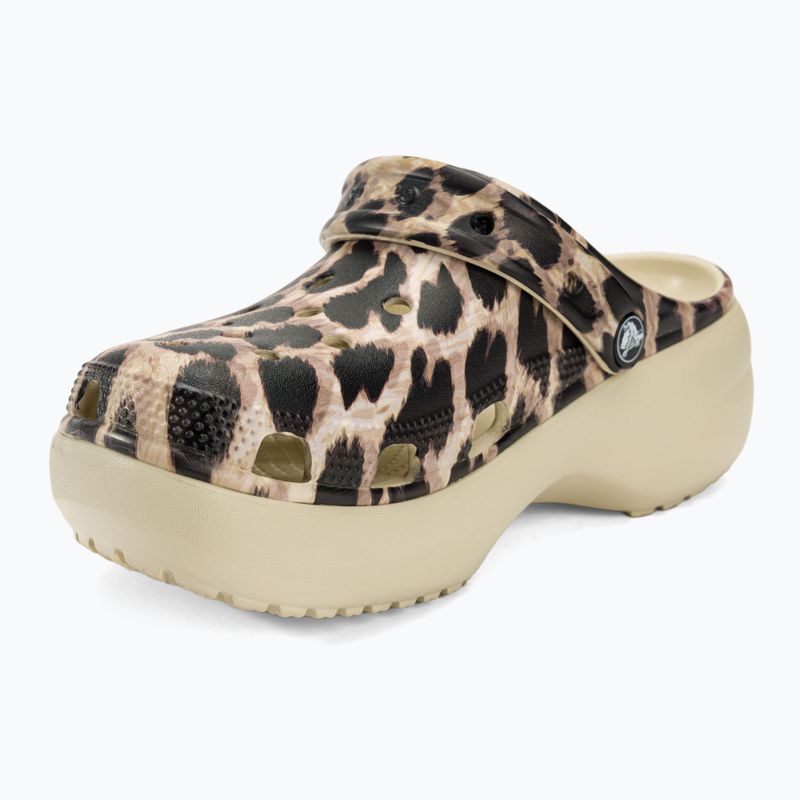 Șlapi de femei Crocs Classic Platform Animal Remix os/leopard pentru femei 8
