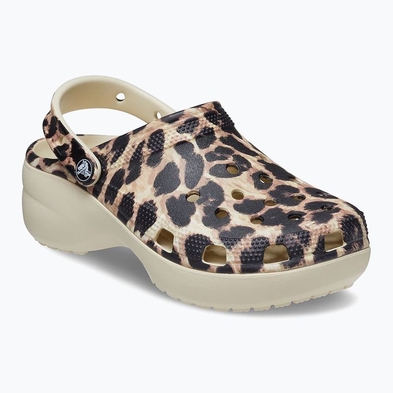 Șlapi de femei Crocs Classic Platform Animal Remix os/leopard pentru femei 9
