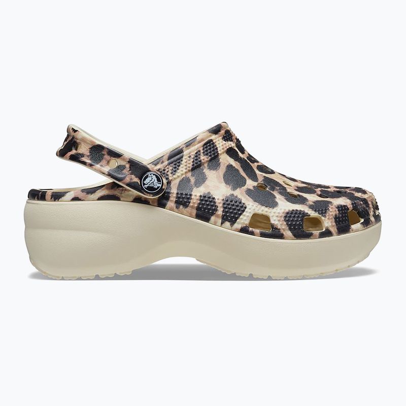 Șlapi de femei Crocs Classic Platform Animal Remix os/leopard pentru femei 10