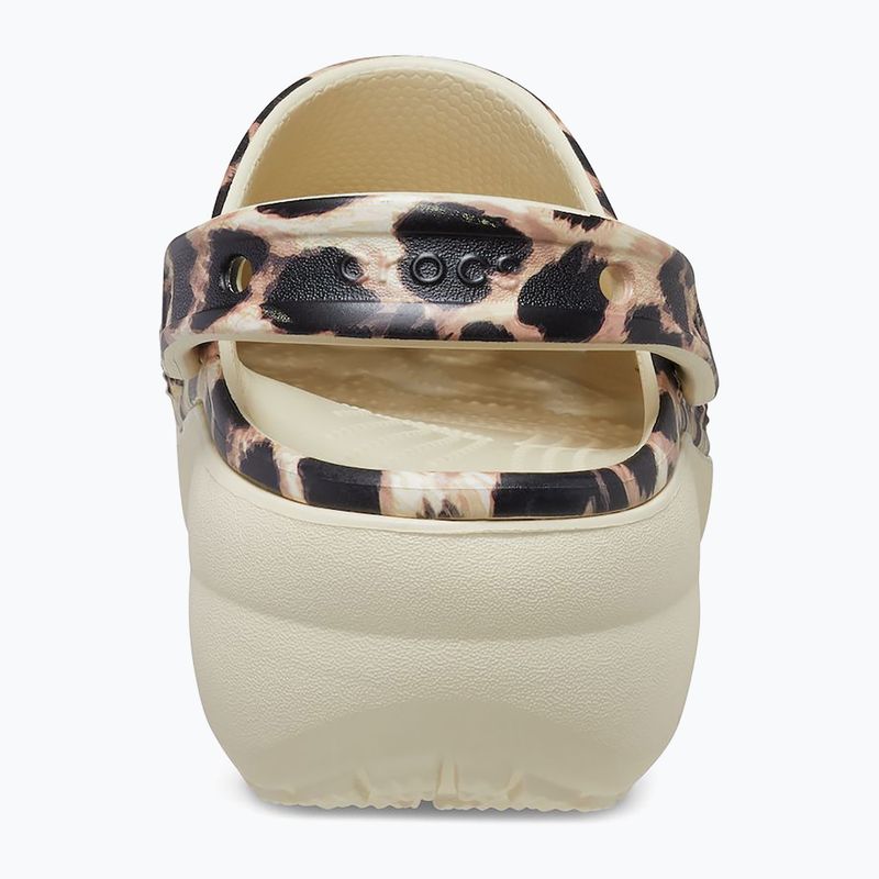 Șlapi de femei Crocs Classic Platform Animal Remix os/leopard pentru femei 11
