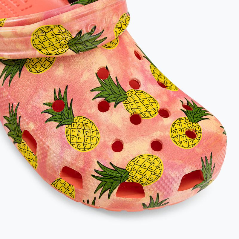 Șlapi Crocs Classic Retro Resort Clog portocaliu 207849-83F flip flop 8
