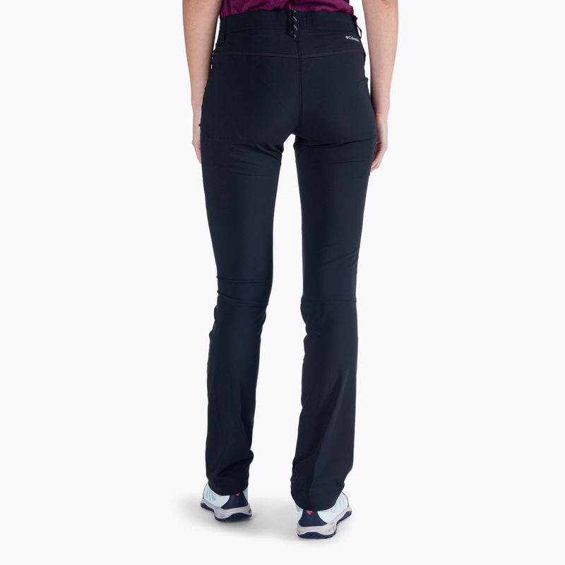 Columbia Peak to Point 12 pantaloni softshell pentru femei negru 1727601 3