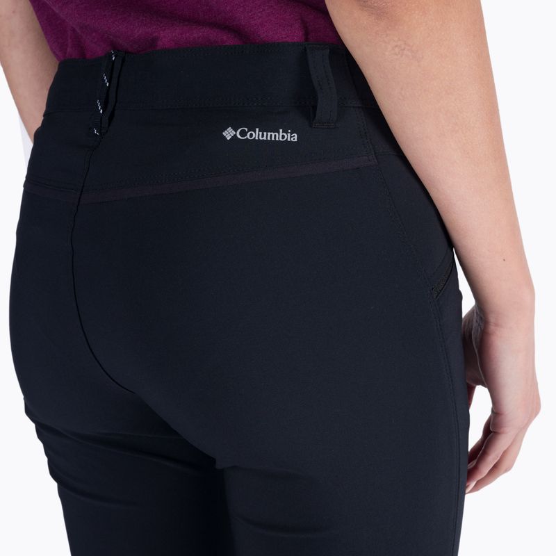 Columbia Peak to Point 12 pantaloni softshell pentru femei negru 1727601 4