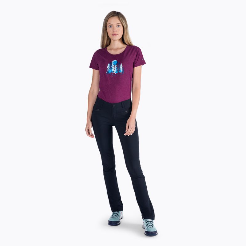 Columbia Peak to Point 12 pantaloni softshell pentru femei negru 1727601 6