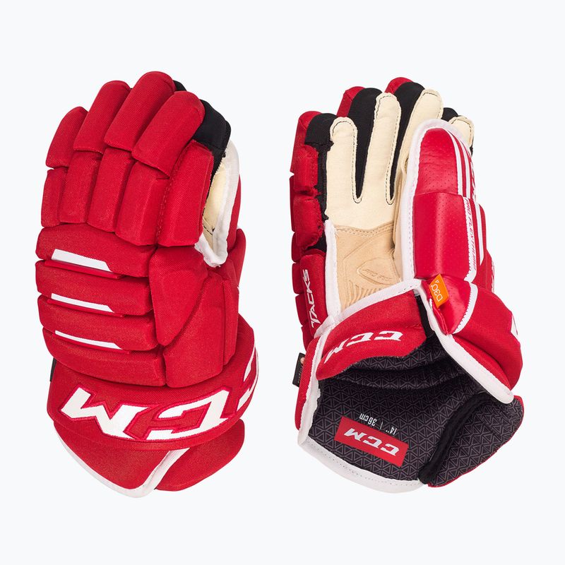 Mănuși de hochei CCM Tacks 4R Pro2 SR red