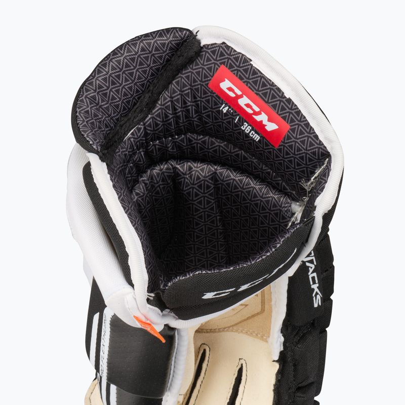 Mănuși de hochei CCM Tacks 4R Pro2 SR black/white 4