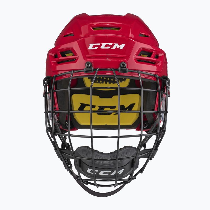 Cască de hochei CCM Tacks 210 Combo red 2