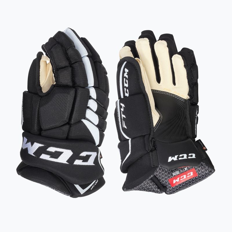 Mănuși de hochei CCM JetSpeed FT4 SR black/white