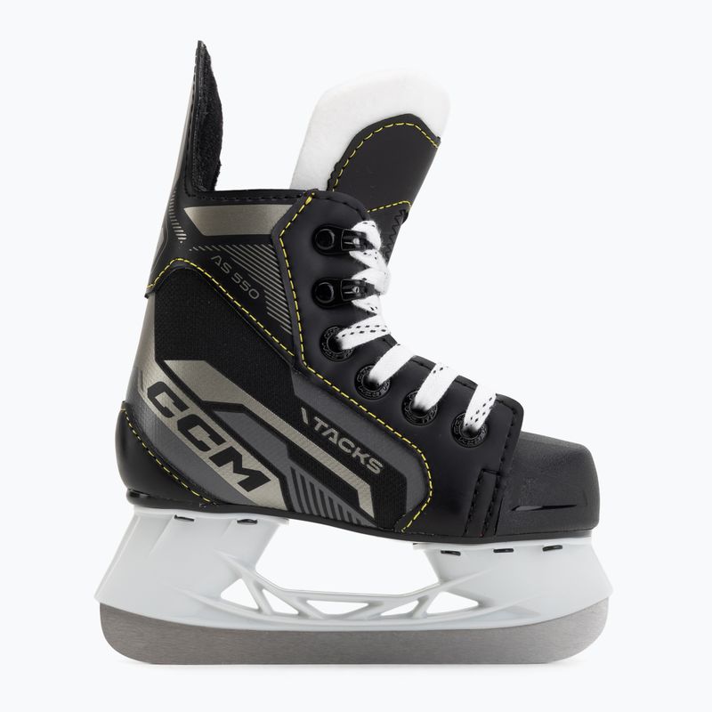 Patine de hochei pentru copii CCM Tacks AS-550 YTH black 2