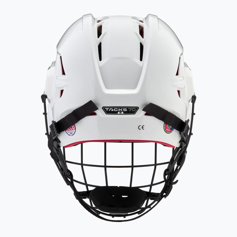 Cască de hochei CCM Tacks 70 Combo white 4