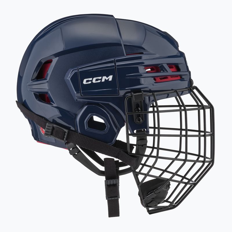 Cască de hochei CCM Tacks 70 Combo navy 3