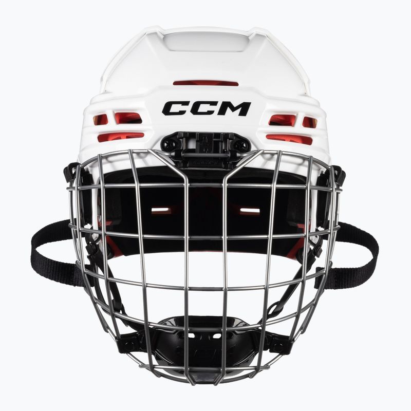 Cască de hochei pentru juniori CCM Tacks 70 Combo albă 4109872 2