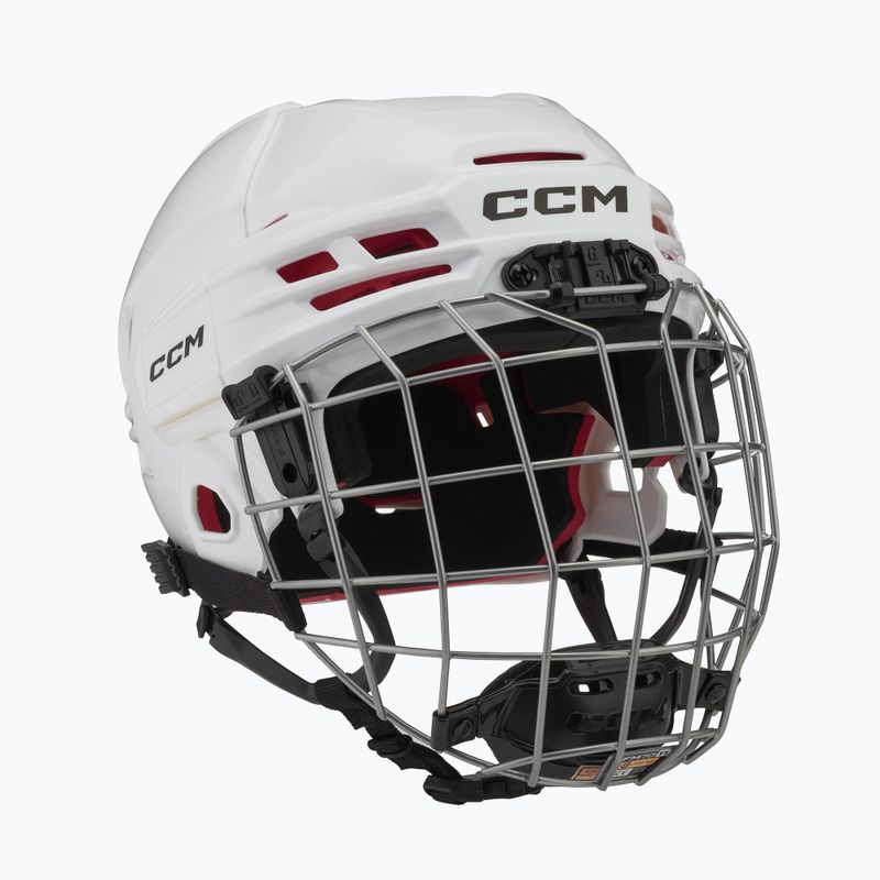 Cască de hochei pentru juniori CCM Tacks 70 Combo albă 4109872 8