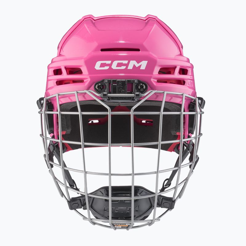Cască de hochei pentru copii CCM Tacks 70 Combo pink 2