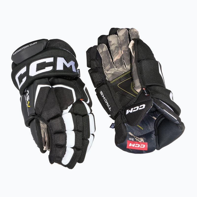 Mănuși de hochei CCM Tacks AS-V Pro SR black/white