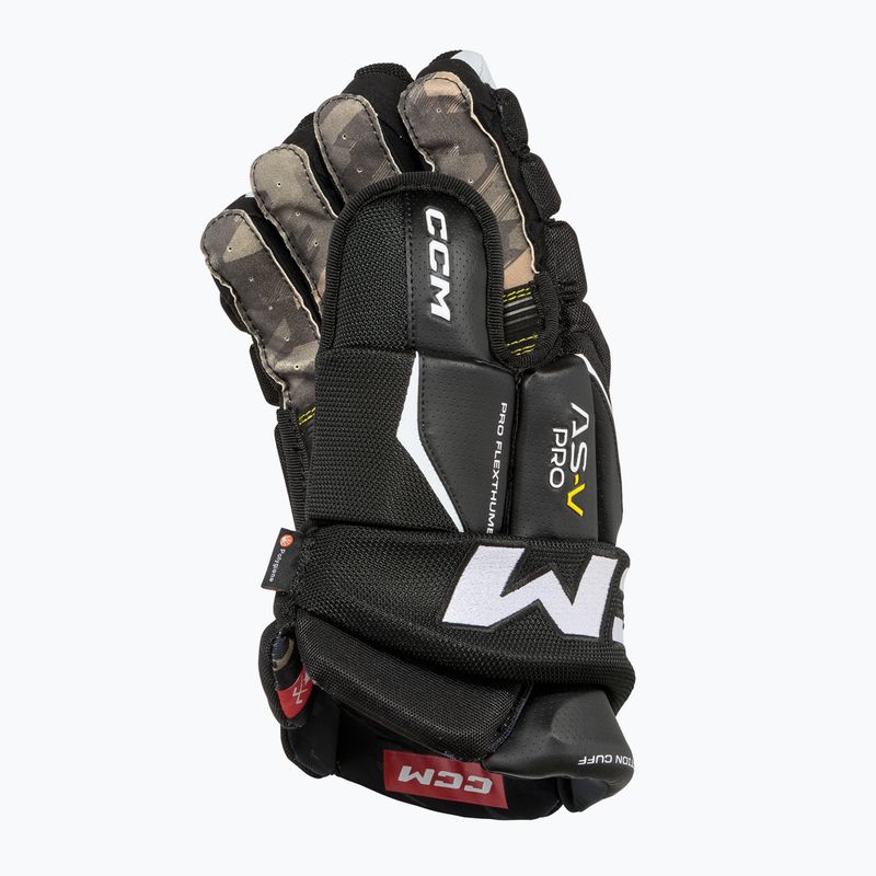 Mănuși de hochei CCM Tacks AS-V Pro SR black/white 3