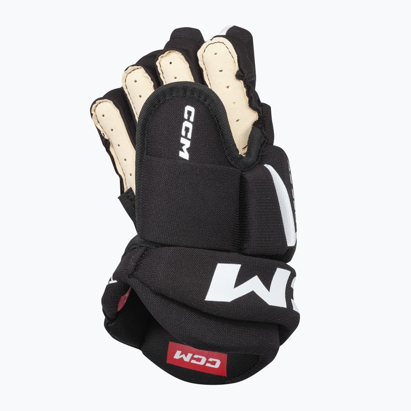 Mănuși de hochei pentru copii CCM Tacks AS-550 YTH black/white 3