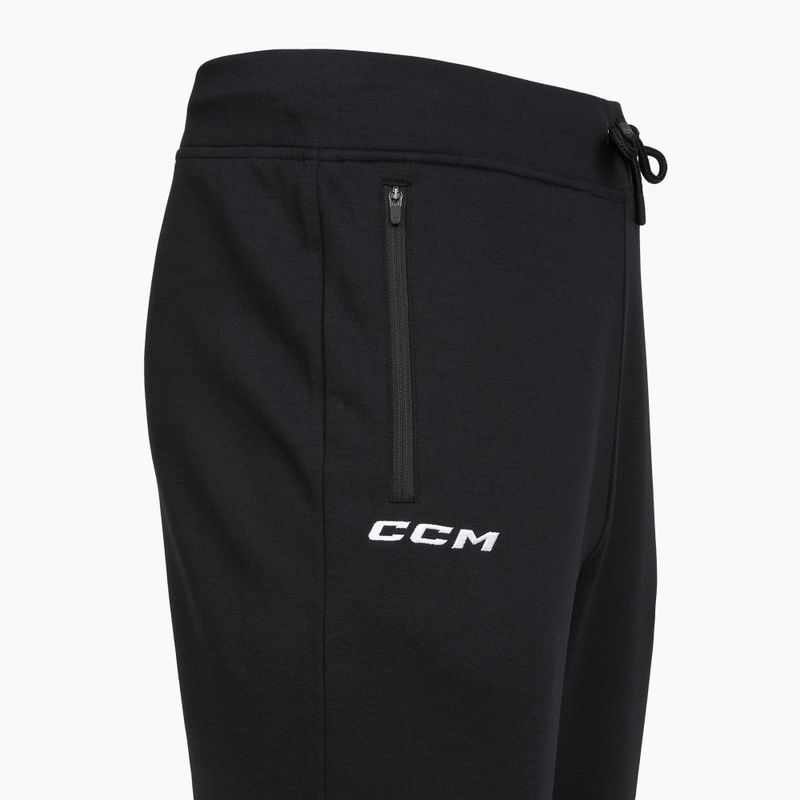 Pantaloni pentru bărbați CCM Locker Room Tapered SR black 3