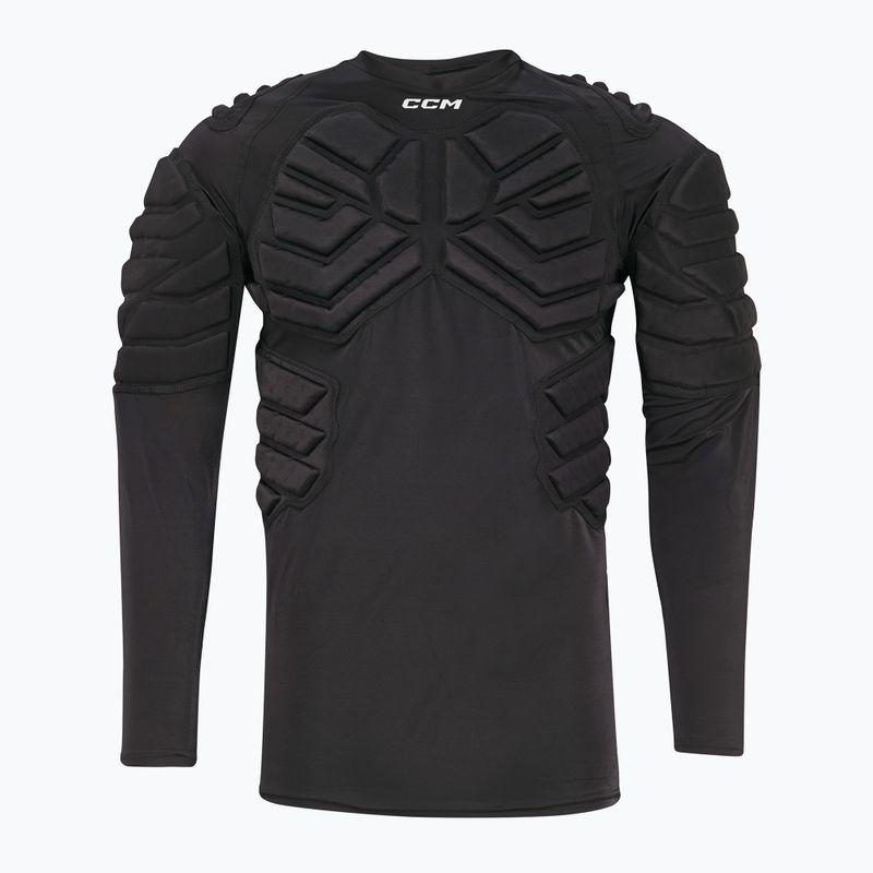 Longsleeve de hochei cu protecții pentru bărbați CCM Ribano SR black