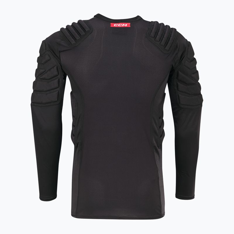 Longsleeve de hochei cu protecții pentru bărbați CCM Ribano SR black 2