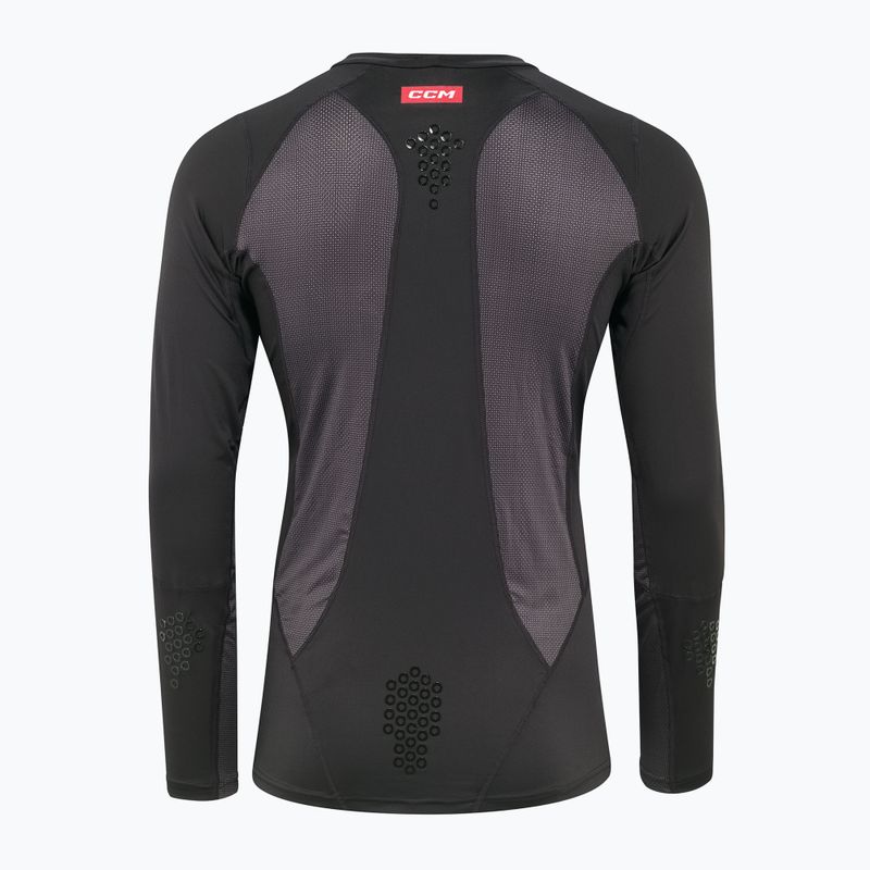 Longsleeve de hochei pentru bărbațiCCM Ribano SR black 2
