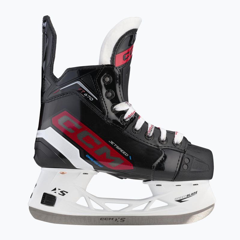 Patine de hochei pentru copii CCM JetSpeed FT670 JR black