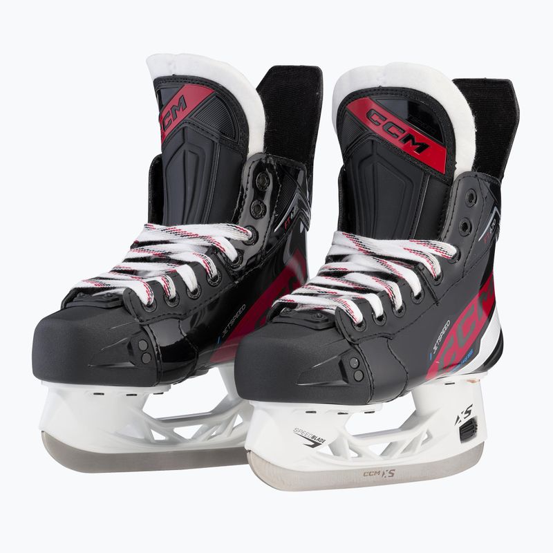 Patine de hochei pentru copii CCM JetSpeed FT670 JR black 4