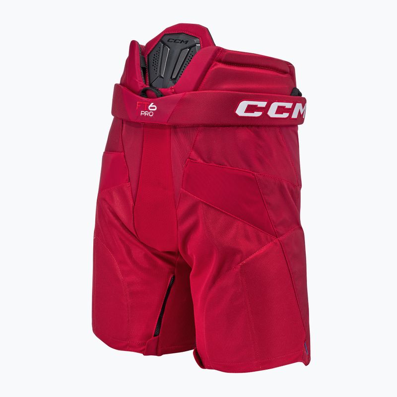 Pantaloni de hochei pentru bărbați CCM JetSpeed FT6 Pro SR red 2