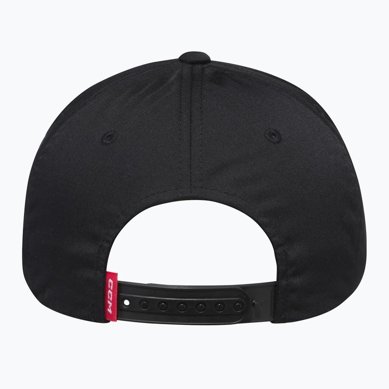 Șapcă CCM Team Flatbrim Snapback SR black 3