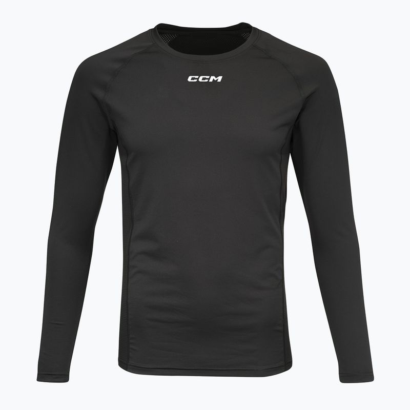 Longsleeve pentru copii CCM Ribano Performance YTH black    Noutate